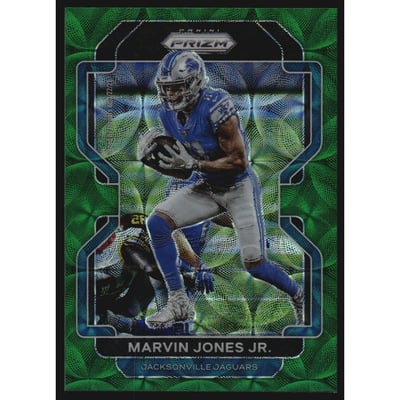 2021 Panini Prizm Prizms Green Scope #12 Marvin Jones Jr.