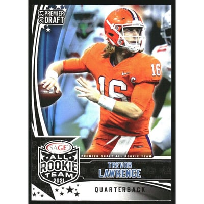 2021 SAGE HIT All Rookie Team #RTTL1 Trevor Lawrence
