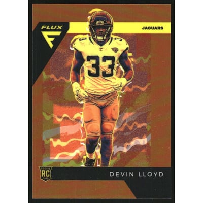 2022 Panini Chronicles Flux Rookies Orange #19 Devin Lloyd
