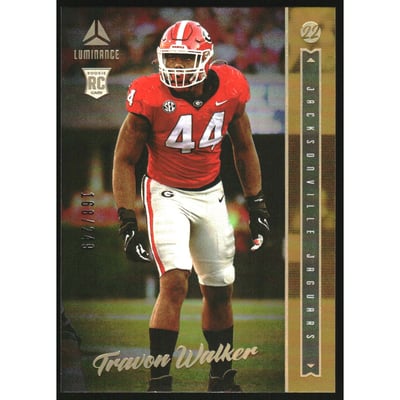 2022 Panini Luminance Gold #142 Travon Walker