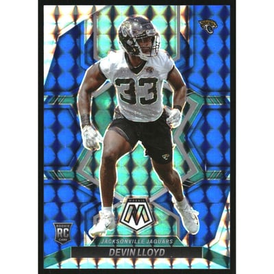 2022 Panini Mosaic Mosaic Blue #375 Devin Lloyd
