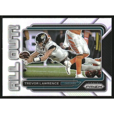 2022 Panini Prizm All Out Prizms Silver #4 Trevor Lawrence