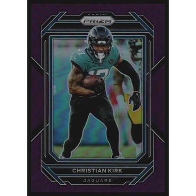 2022 Panini Prizm Prizms Purple #134 Christian Kirk