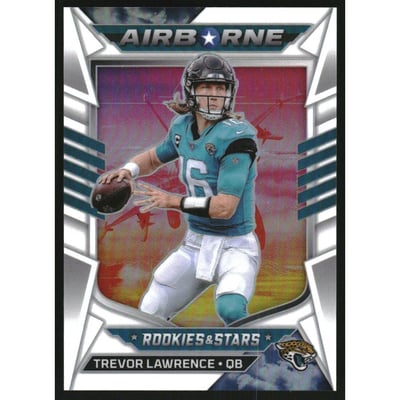2022 Rookies and Stars Airborne White #15 Trevor Lawrence