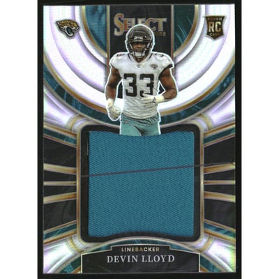 2022 Select Jumbo Rookie Swatch Prizm #39 Devin Lloyd