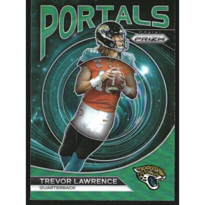 2023 Panini Prizm Portals Prizms Green #4 Trevor Lawrence