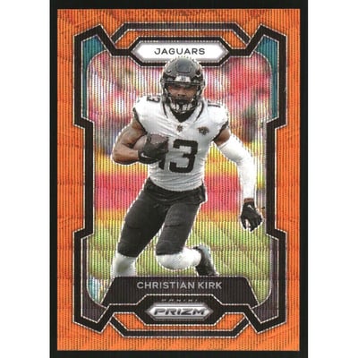 2023 Panini Prizm Prizms Orange Wave #134 Christian Kirk