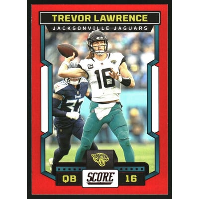 2023 Score Red #17 Trevor Lawrence