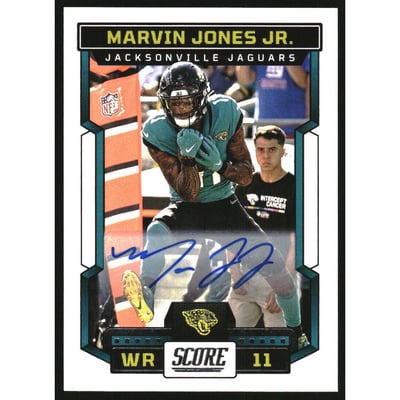 2023 Score Signatures #22 Marvin Jones Jr.