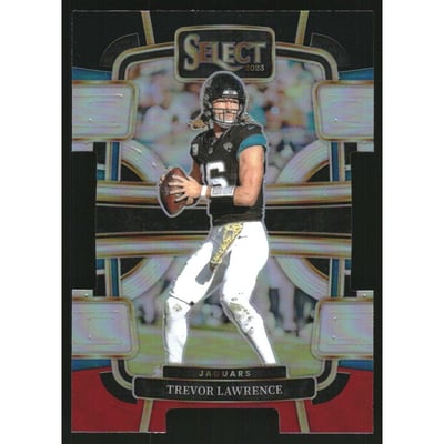 2023 Select Prizm Black and Red Die Cut #46 Trevor Lawrence