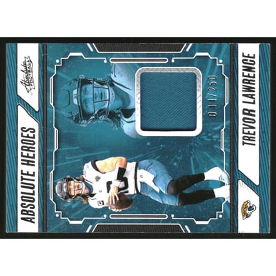 2024 Absolute Absolute Heroes Memorabilia #1 Trevor Lawrence