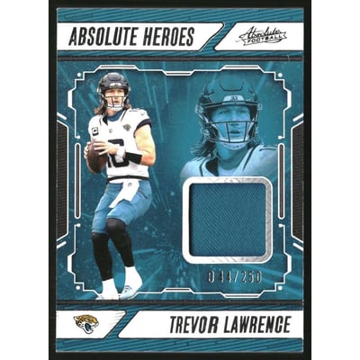 2024 Absolute Absolute Heroes Memorabilia #1 Trevor Lawrence