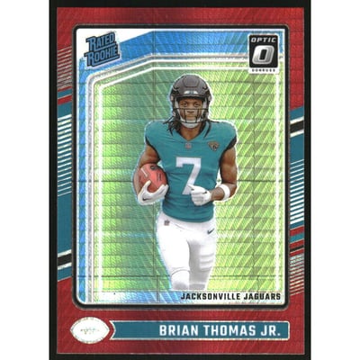 2024 Donruss Optic Red Hyper #214 Brian Thomas Jr. RR