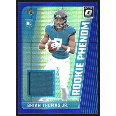 2024 Donruss Optic Rookie Phenoms Blue Hyper #8 Brian Thomas Jr.