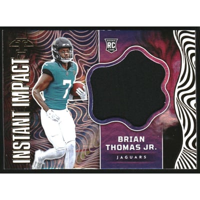 2024 Panini Illusions Instant Impact Jerseys #13 Brian Thomas Jr.