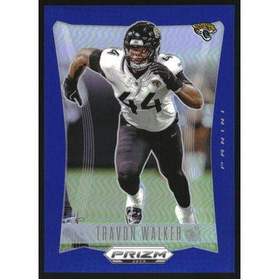 2024 Panini Prizm Deca Prizms Blue #147 Travon Walker
