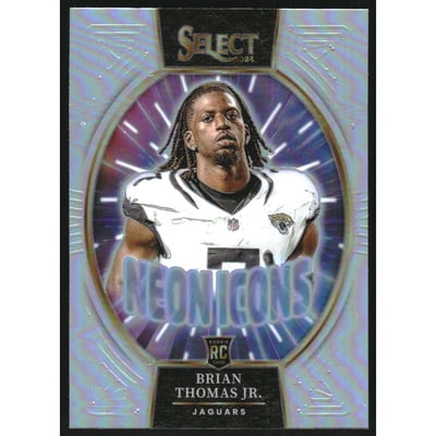 2024 Select Neon Icons Prizm #17 Brian Thomas Jr.