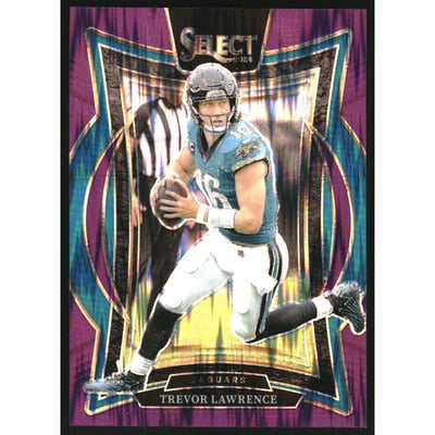 2024 Select Prizm Purple Shock #98 Trevor Lawrence