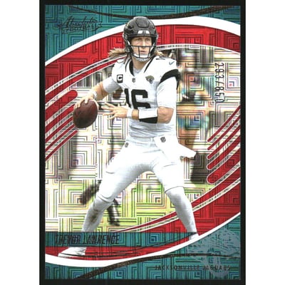 2025 Absolute Red Squares #48 Trevor Lawrence