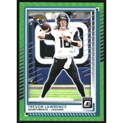 2025 Donruss Optic Neon Green #146 Trevor Lawrence