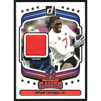 2025 Donruss Pro Bowl Materials #12 Brian Thomas Jr.