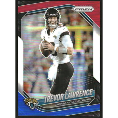 2025 Panini Prizm Prizms Red White and Blue #238 Trevor Lawrence
