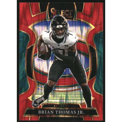 2025 Select Prizm Red Shock #30 Brian Thomas Jr.