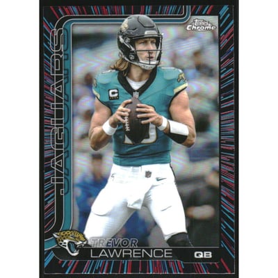 2025 Topps Chrome Neon Pulse Refractors #138 Trevor Lawrence