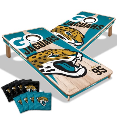Jacksonville Jaguars Fanpoint 2' x 4' Cornhole Game with Bags