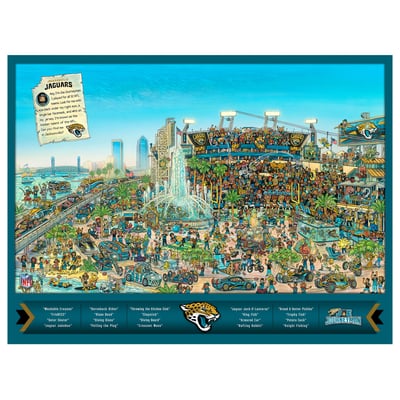 Jacksonville Jaguars Fanpoint 500-Piece Joe Journeyman Puzzle