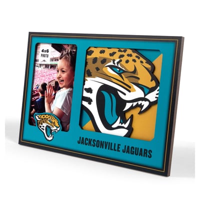 Jacksonville Jaguars IDNA 3D Logo Series Picture Frame