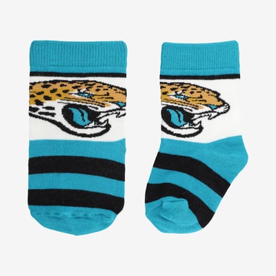  Jacksonville Jaguars Starter Infant Rugby Block Socks - Teal