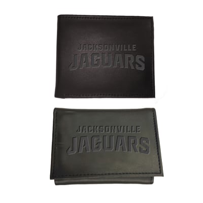 Jacksonville Jaguars Bifold & Trifold Wallet Two-Piece Set