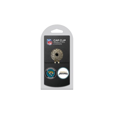 Jacksonville Jaguars Cap Clip with 2 Magnetic Markers Set