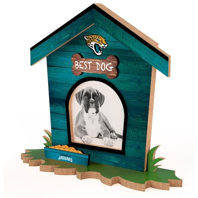 Jacksonville Jaguars Dog House Photo Frame