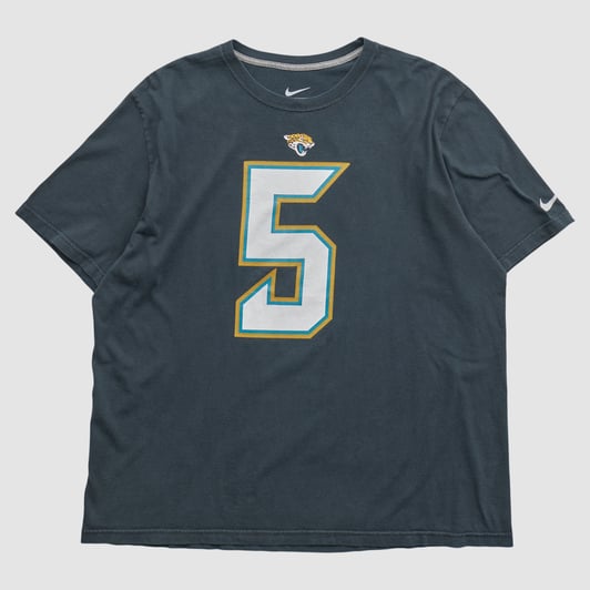 Jacksonville Jaguars Nike 2010s T-shirt - Black - 2XL by Fanatics Real Vintage