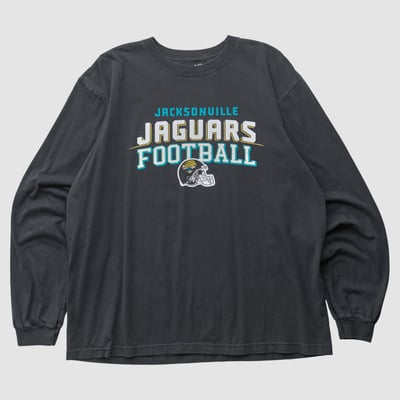 Jacksonville Jaguars Reebok 2000s Long Sleeve T-shirt - Black - 2XL by Fanatics Real Vintage