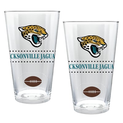 Jacksonville Jaguars Two-Piece 16oz. Stadium Pint Glass Set