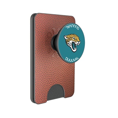 Jacksonville Jaguars Keyscaper Football PopSockets Magnetic Wallet