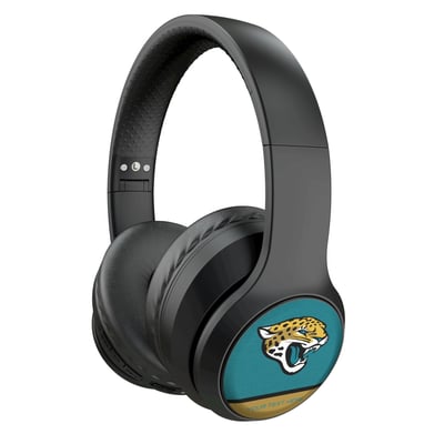 Jacksonville Jaguars Keyscaper Personalized Endzone Solid Wireless Bluetooth Headphones With Case