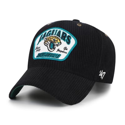 Jacksonville Jaguars '47 Accordia Corduroy MVP Adjustable Hat - Black
