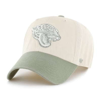 Jacksonville Jaguars '47 Clean Up Adjustable Hat - Natural/Green