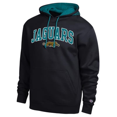  Jacksonville Jaguars Champion Contrast Hoodie - Black/Teal