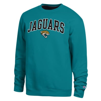  Jacksonville Jaguars Champion Contrast Lined Sweatshirt - Teal