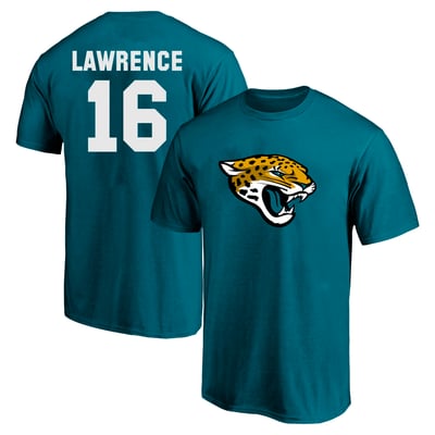 Trevor Lawrence Jacksonville Jaguars Fanatics Big & Tall Player Name & Number T-Shirt - Teal