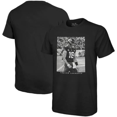 Trevor Lawrence Jacksonville Jaguars Majestic Threads Oversized Player Image T-Shirt - Black