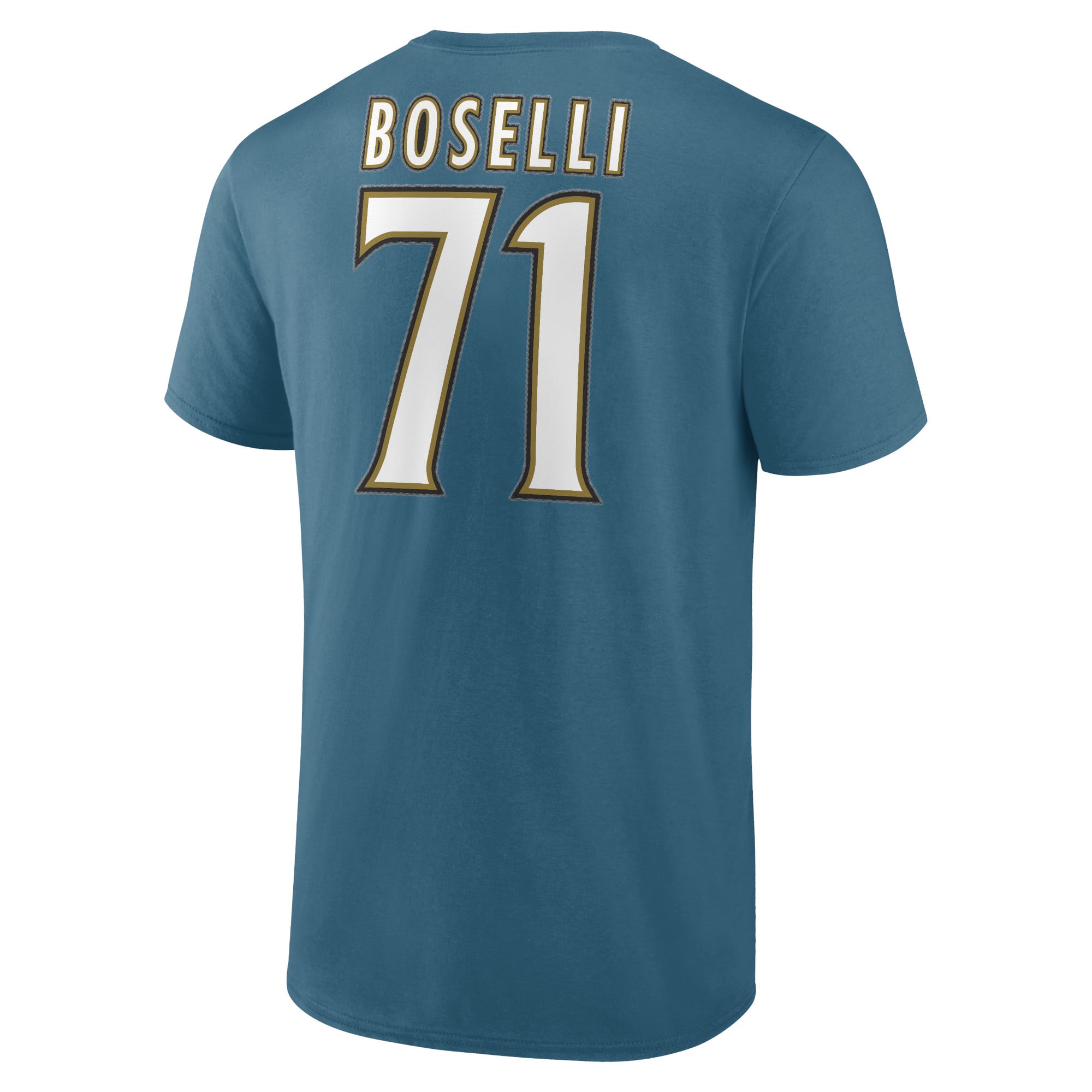 Men's Majestic Tony Boselli Teal Jacksonville Jaguars Hall of Fame