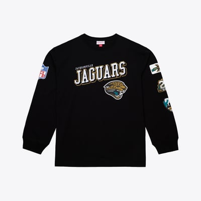  Jacksonville Jaguars Mitchell & Ness Big & Tall Training Camp Long Sleeve T-Shirt - Black