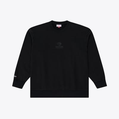 Jacksonville Jaguars Mitchell & Ness Core Essentials Micro Logo Fleece Sweatshirt - Black
