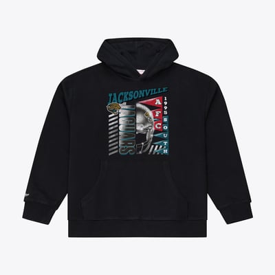  Jacksonville Jaguars Mitchell & Ness Core Essentials Street Graphic Fleece Hoodie - Black